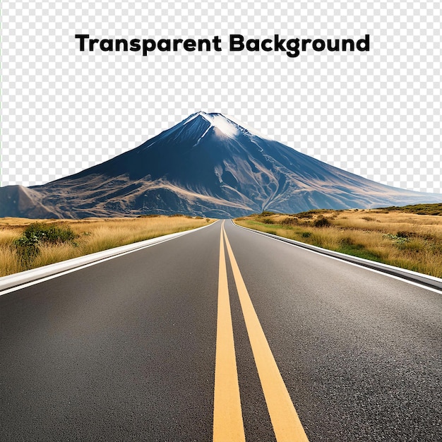 Empty Road Journey transparent background PNG