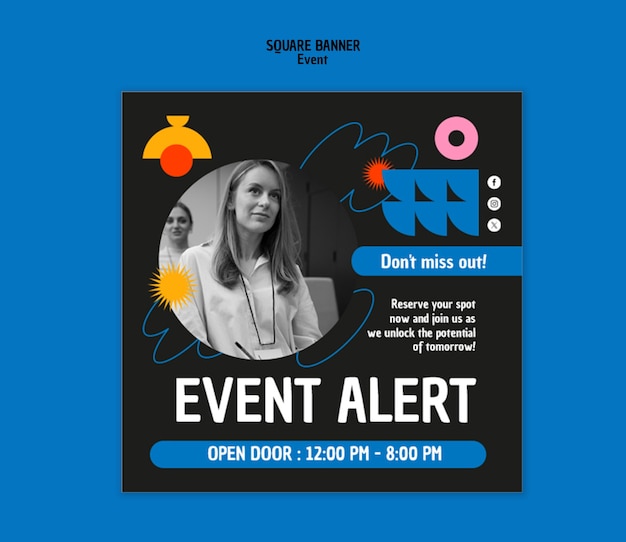 Event  template design