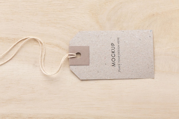 PSD fabric clothing labels mockup