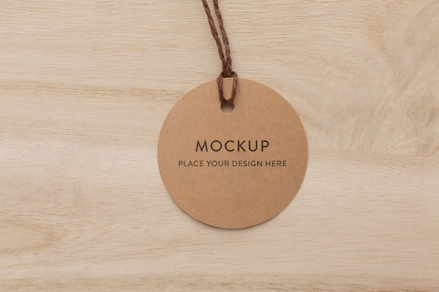 Fabric clothing labels mockup