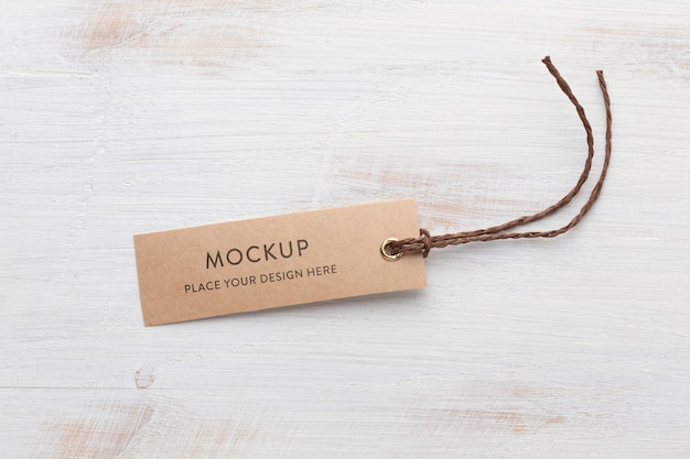 Fabric clothing labels mockup