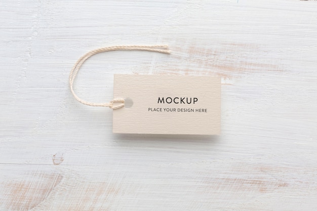 PSD fabric clothing labels mockup