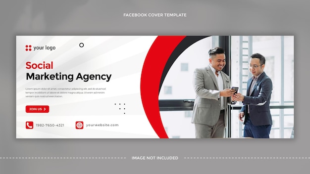 Facebook Cover Social Marketing Agency Design Banner