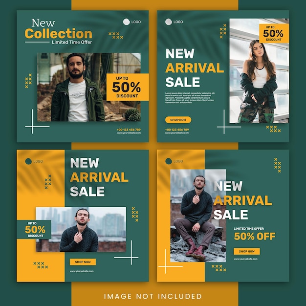 Fashion Sale Social Media Post Template