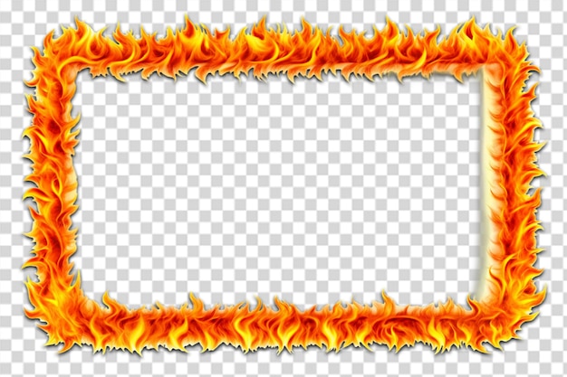 PSD fire border png