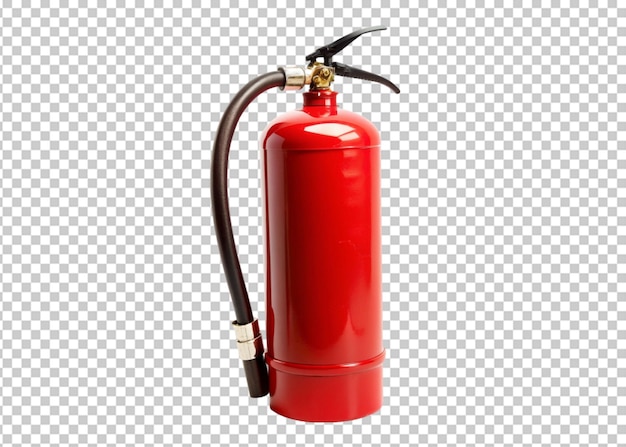 fire extinguisher on transparent background