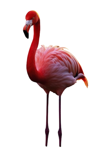 Flamingo vogel geïsoleerd