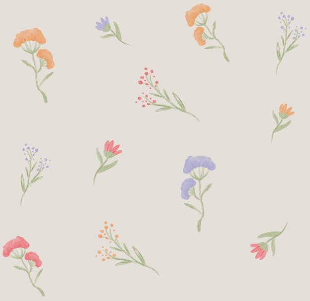 PSD floral sprigs