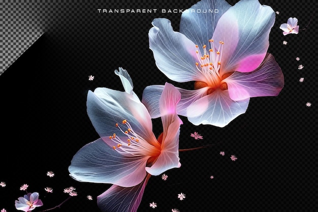 Flower Explosion in transparent background