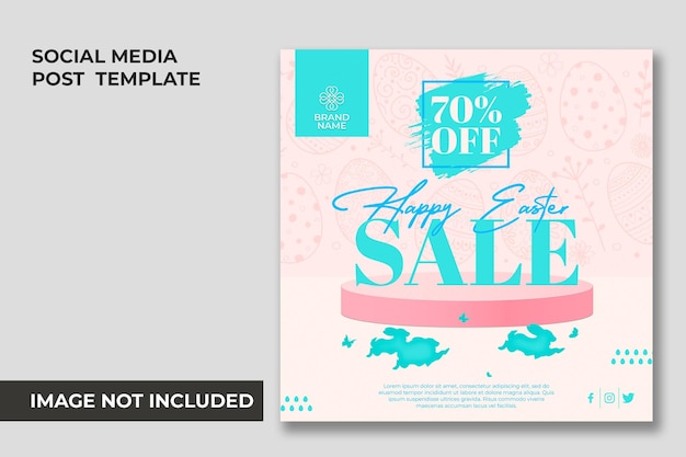 PSD a flyer that says 70 % off on it