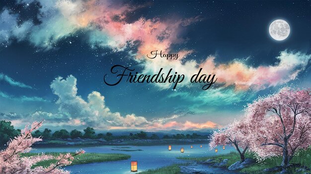 PSD friendship day friendship banner