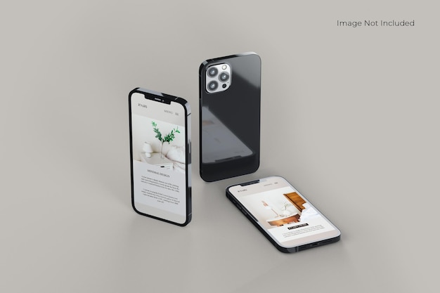 Full Screen Smartphone Mockup design