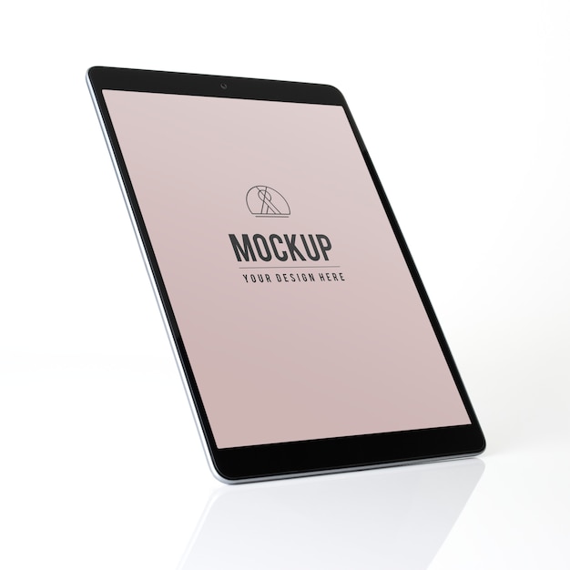 PSD full screen tablet mockup design