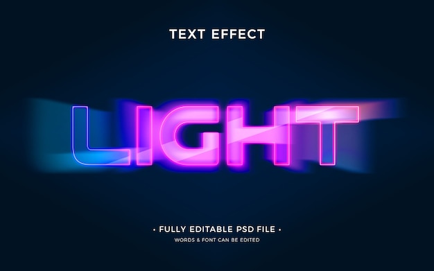 Futuristic glass text effect