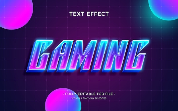 Gamer  text effect