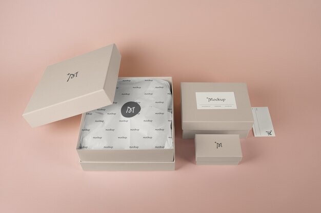 PSD gift box mockup deesign