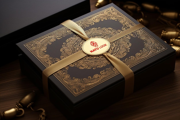 Gift box mockup_luxury gift box mockup