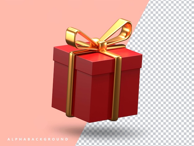 Gift box transparent element