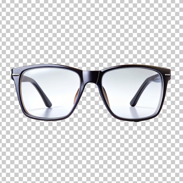 glasses on transparent background