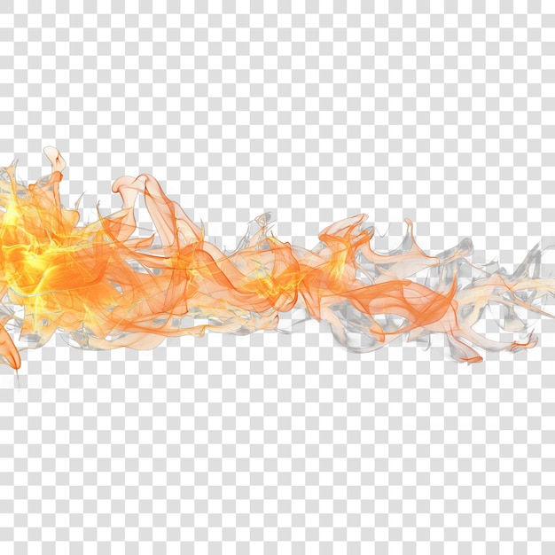 glow flame realisticon transparent background