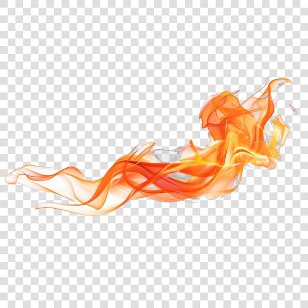 glow flame realisticon transparent background