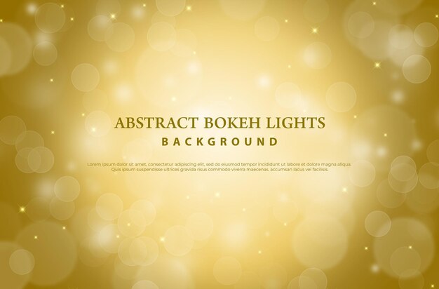 PSD gold bokeh blur background. christmas and new year abstract concept.