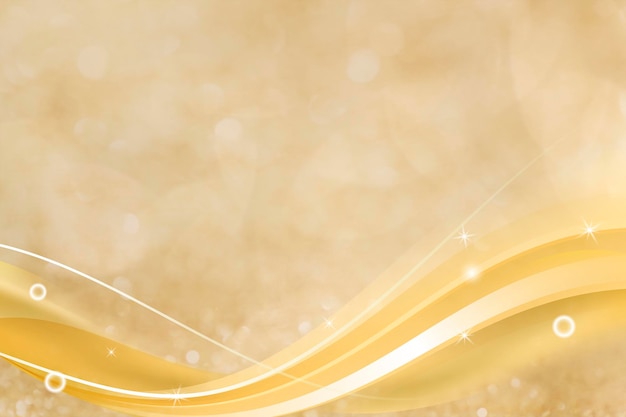 PSD gold curve frame template