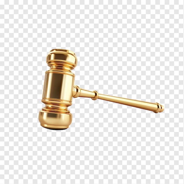 PSD gold gavel isolate on white background png ar 11 style raw job id 6f684ed0ab1d46f58d2d5f9b3421e3e4