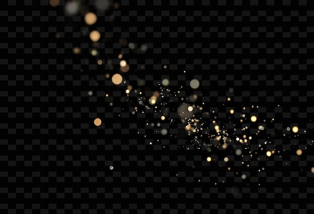 gold glitter on a black background