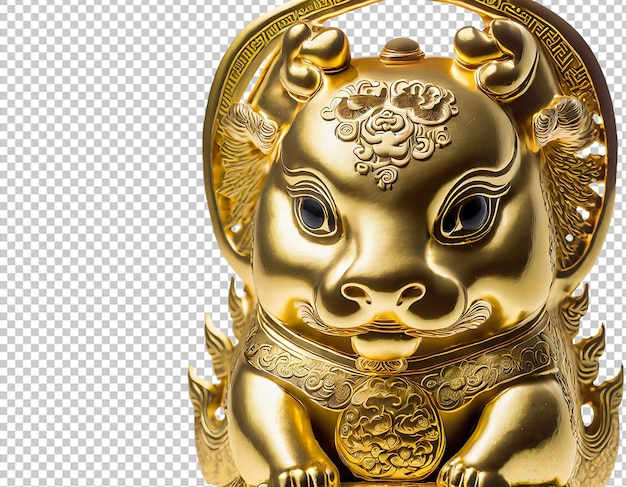 Golden Chinese Zodiac Figurine