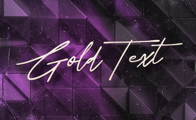 PSD golden psd text effects v12