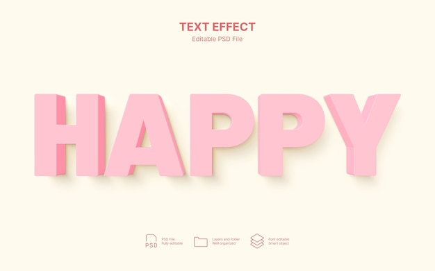 PSD good vibes text effect