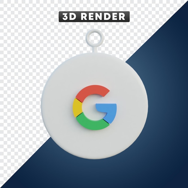 Google app icon 3D Object