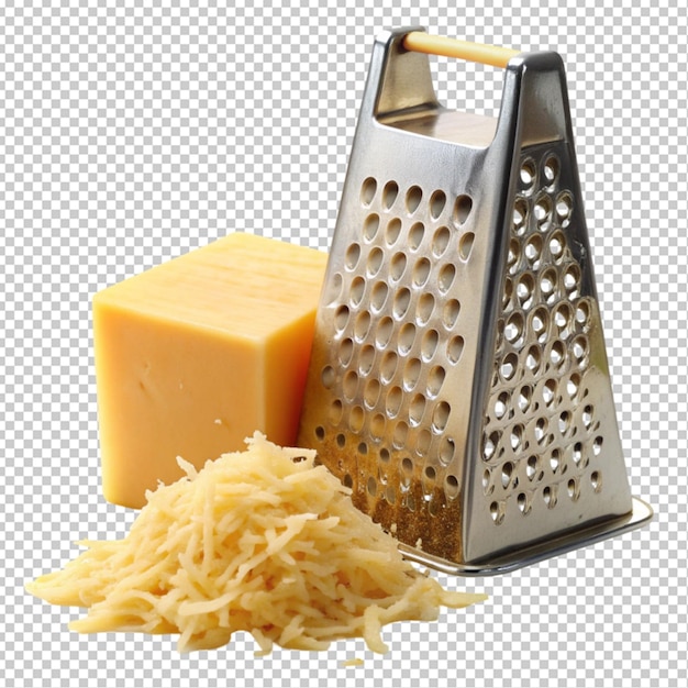 PSD grater and cheese transparent background