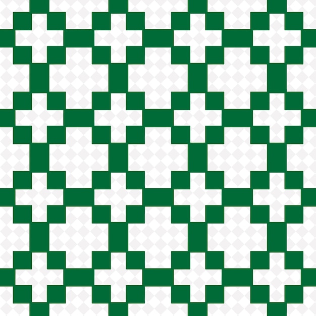 PSD a green and white checkered pattern with squares and the white square