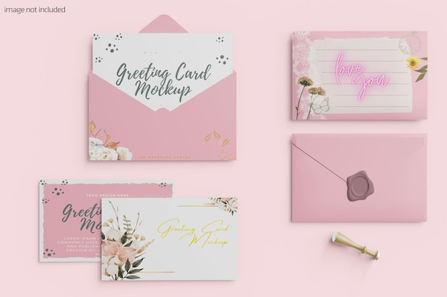 Greeting card mockup