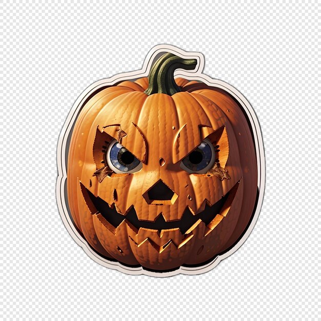 halloween sticker illustration