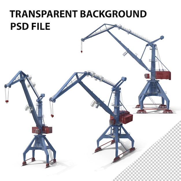 PSD harbor crane png