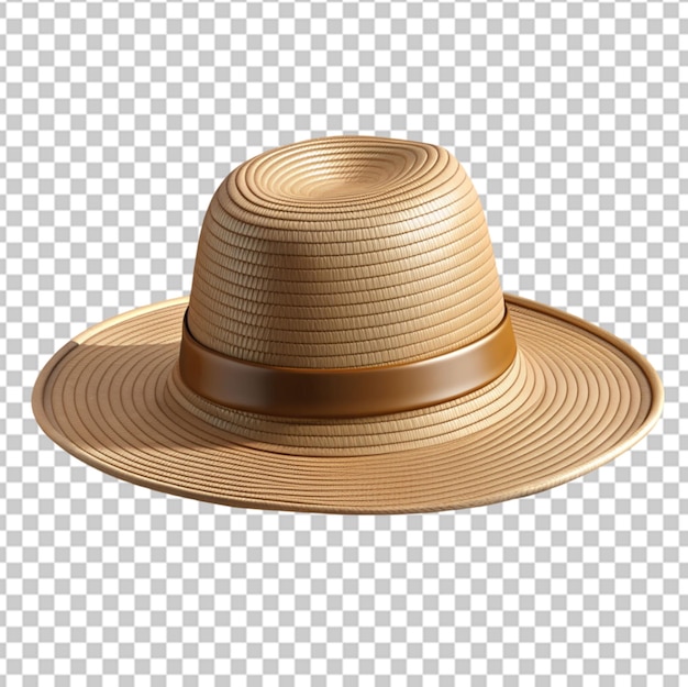 Hat isolated on transparent background