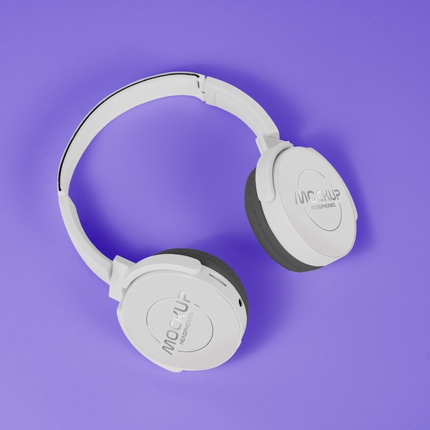 Headphones mockup design