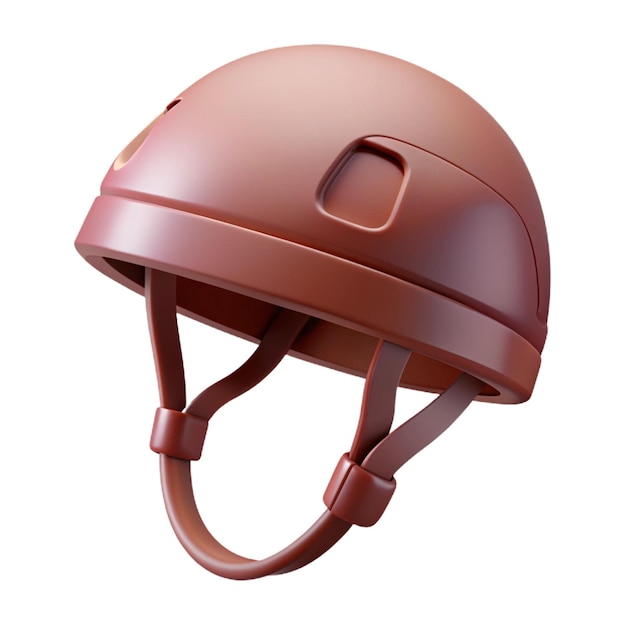 PSD a helmet with a round opening on the front