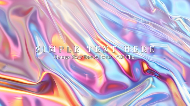 PSD holographic abstract background