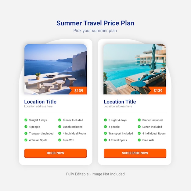 Hotel Pricing plan