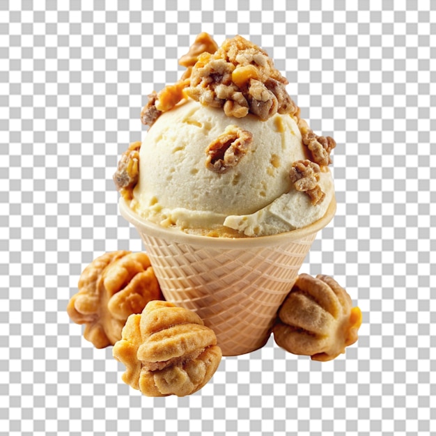 ice cream cone isolate on background