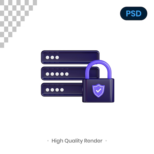 PSD identity 3d render illustration premium psd