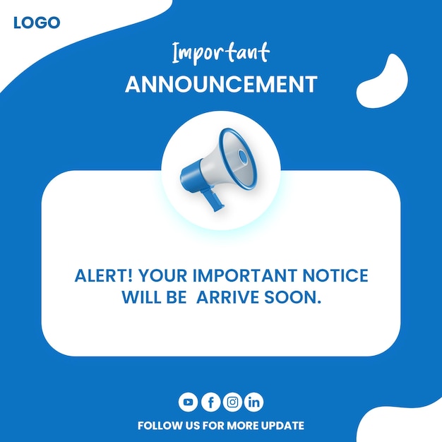 PSD important announcement post