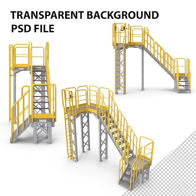 Industrial Staircase PNG