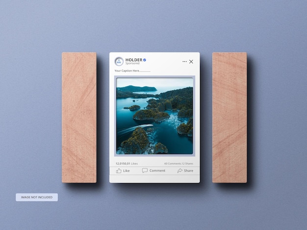 Instagram app interface mockup