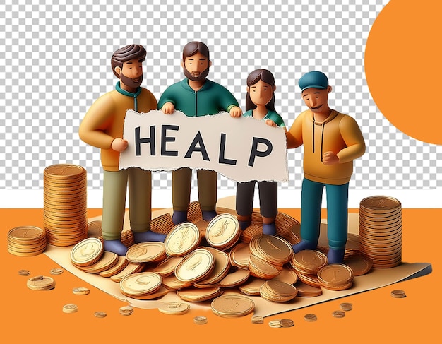 international charity day png illustration