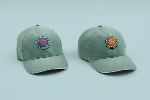 Isolated cap mockup